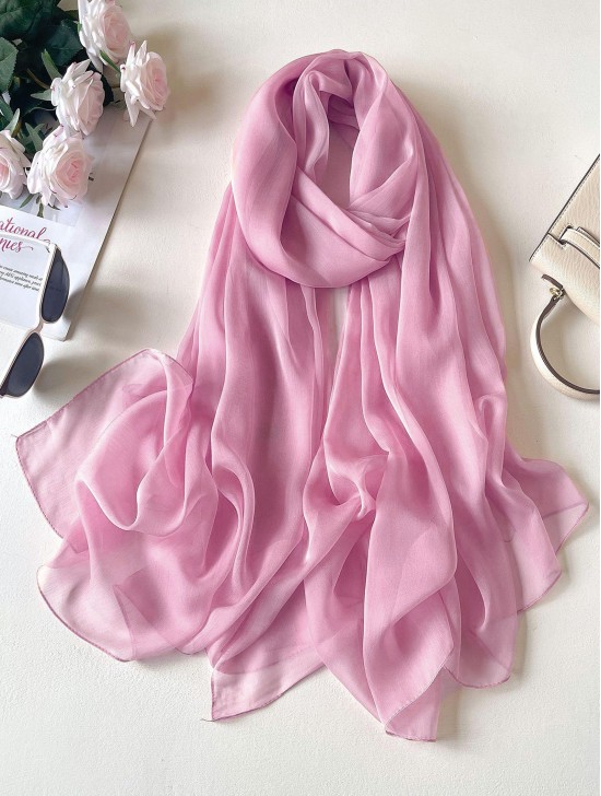 Solid Colour Chiffon Fashion Scarf Solid Colour Chiffon Fashion Scarf